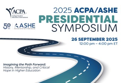 ACPA/ASHE Presidential Symposium 2025 Logo